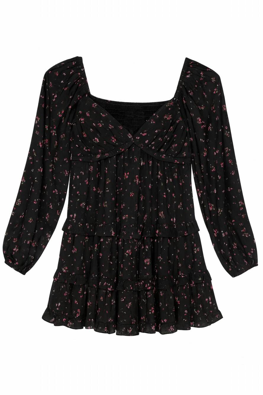 NEW KATIE J NYC junior kids annalise dress in blooming rose ditsy